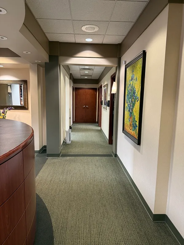 Front hallway entrance of office